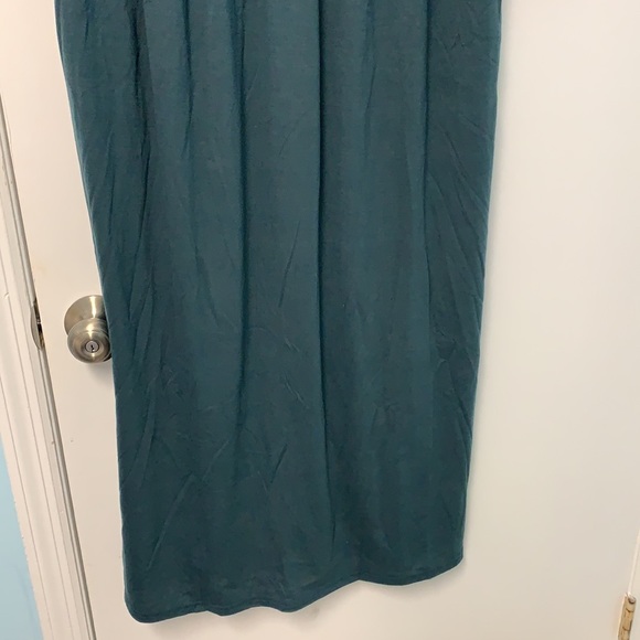 Teal or Forrest green maxi dress - Picture 3 of 5